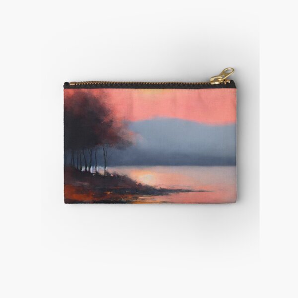 Item preview, Watercolor Sunrise Over the Lake designed and sold by shelteredinside.