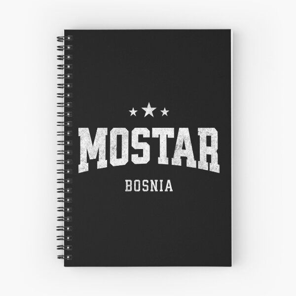 Item preview, Mostar Bosnia Vintage Distressed Varsity Travel College Style Design designed and sold by NiceTeeClub.