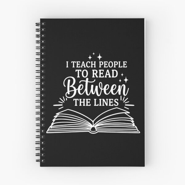 Item preview, I Teach People to Read Between the Lines, English Teacher designed and sold by CloudyPress.