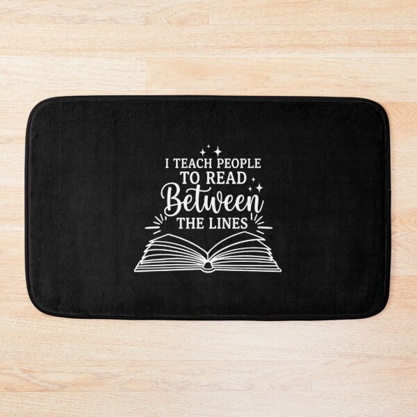 Item preview, I Teach People to Read Between the Lines, English Teacher designed and sold by CloudyPress.