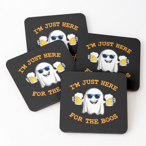 Item preview, Im Just Here For The Boos Halloween Women Ghost Cute Funny designed and sold by Rahamkshop.