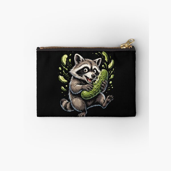 Item preview, Raccoon Eating Pickles Pickle Lover Meme designed and sold by Redgiant87x.