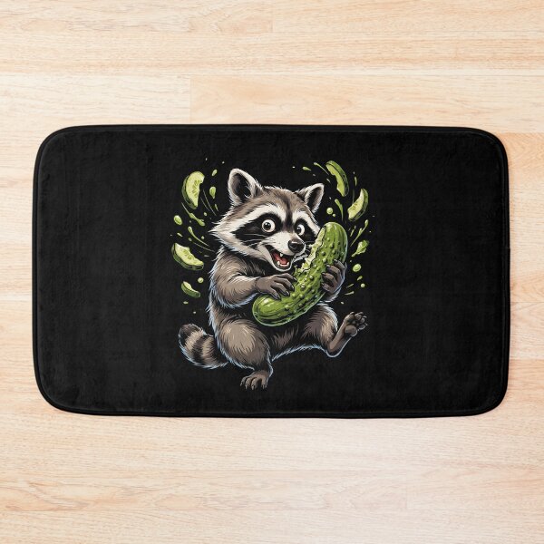 Item preview, Raccoon Eating Pickles Pickle Lover Meme designed and sold by Redgiant87x.
