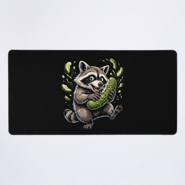 Item preview, Raccoon Eating Pickles Pickle Lover Meme designed and sold by Redgiant87x.