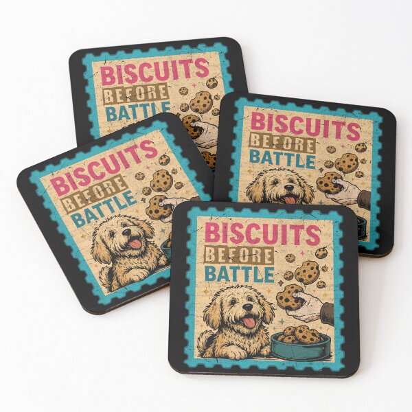 Item preview, BISCUITS BEFORE BATTLE Vintage Stamp, He Who Fights with Monsters, boook lover gift designed and sold by BrianOMinard.