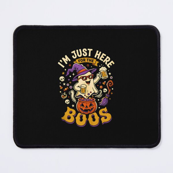 Item preview, Im Just Here For The Boos Halloween Women Ghost Cute Funny designed and sold by Rahamkshop.