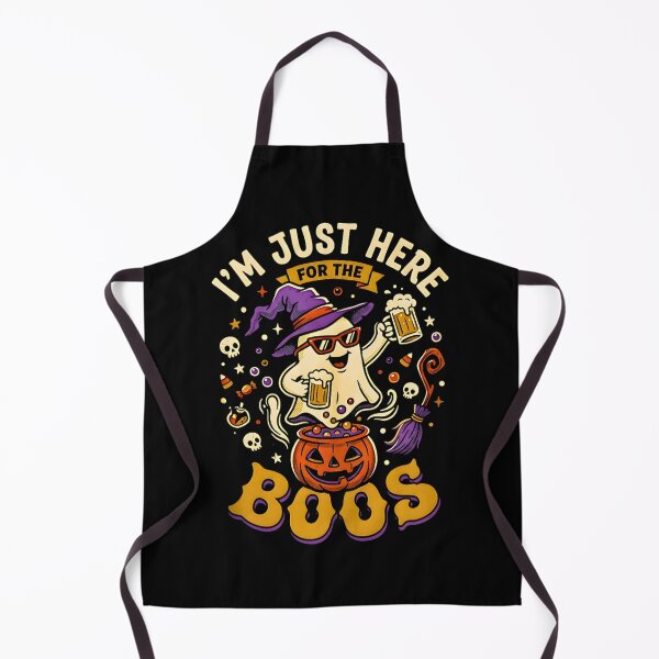 Item preview, Im Just Here For The Boos Halloween Women Ghost Cute Funny designed and sold by Rahamkshop.