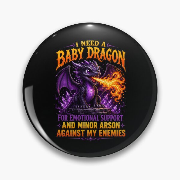 Item preview, baby dragon purple fantasy art for magical mischief designed and sold by ROUX-ART.