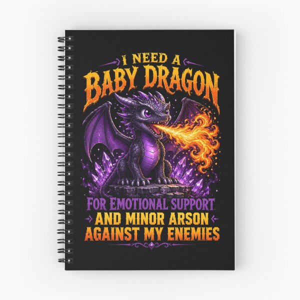 Item preview, baby dragon purple fantasy art for magical mischief designed and sold by ROUX-ART.