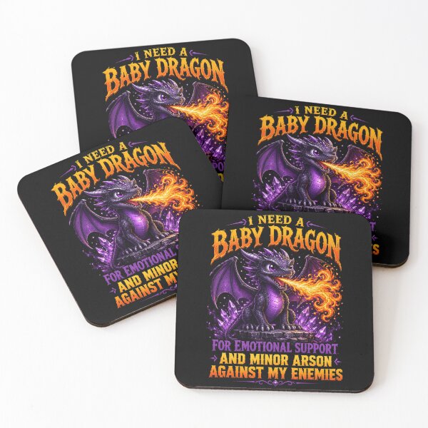 Item preview, baby dragon purple fantasy art for magical mischief designed and sold by ROUX-ART.