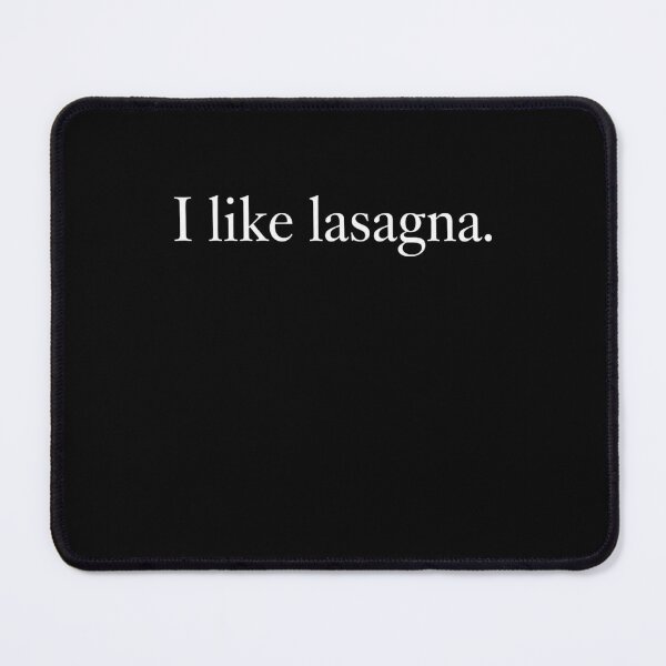 Item preview, lasagna lover graphic in elegant serif typography designed and sold by ROUX-ART.