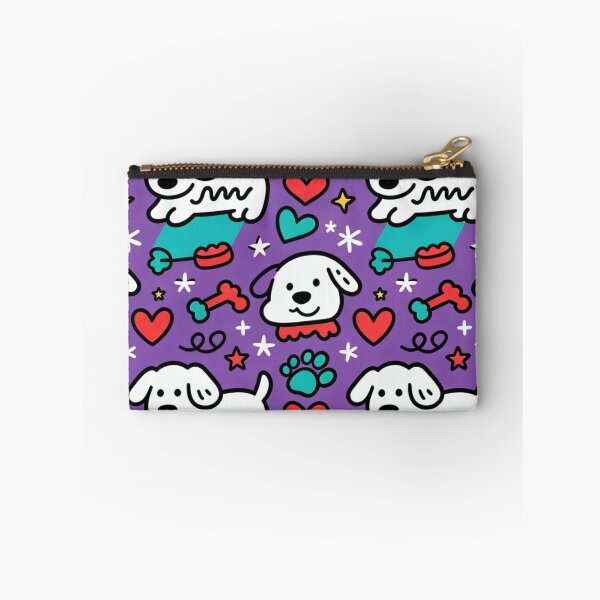 Item preview, Heart & Pup Pattern designed and sold by PoloPrintsUK.