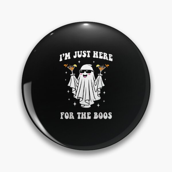 Item preview, Im Just Here For The Boos Halloween Women Ghost Cute Funny designed and sold by Rahamkshop.