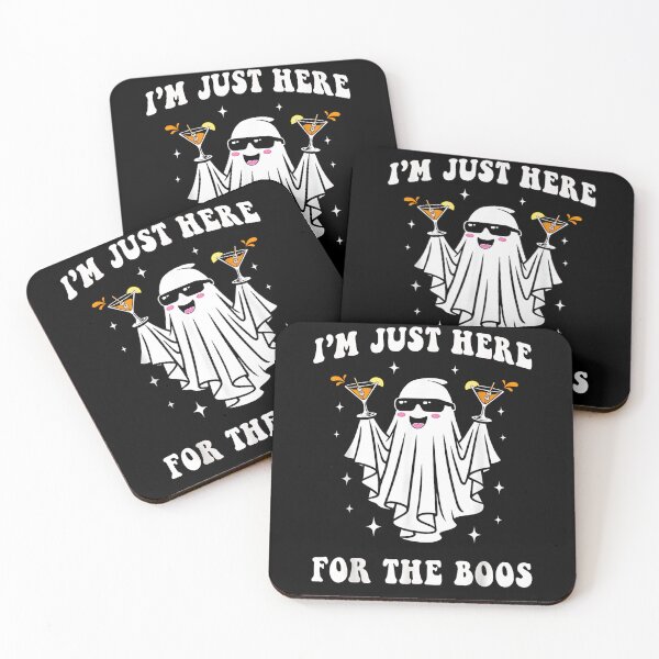 Item preview, Im Just Here For The Boos Halloween Women Ghost Cute Funny designed and sold by Rahamkshop.