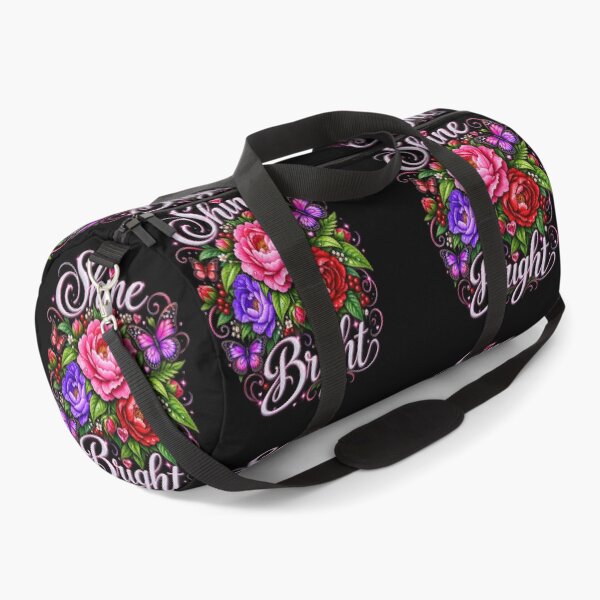 Item preview, Shine Bright – Floral Butterfly Inspirational Design designed and sold by TroviTutto.