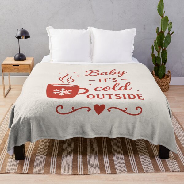 Item preview, Baby It's Cold Outside – Festive Holiday Art designed and sold by Tklezardesigns.