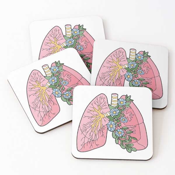 Item preview, Floral Anatomical Lungs - Blooming Botanical Art designed and sold by Shopeon Designs.