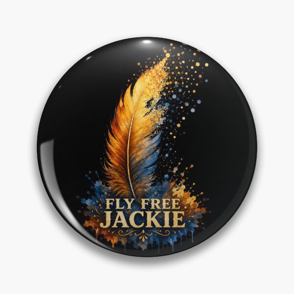 Item preview, Fly Free Jackie Big Bear Eagle Tribute Watercolor Feather Art Memorial Gift for Eagle Lovers designed and sold by Nightarel.