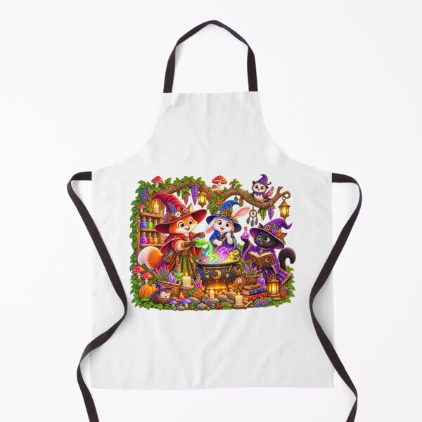 Item preview, Cute Witch Animals Fantasy Magic – Enchanted Forest Spell designed and sold by MrDev.
