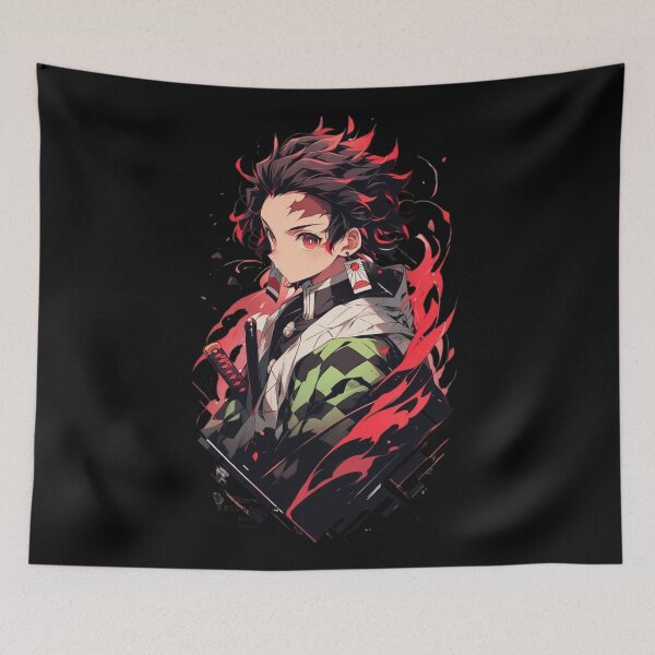 Item preview, doodle Tanjiro  designed and sold by Petal-Path.