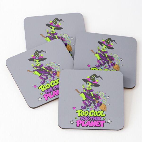 Item preview, Too Cool for This Planet – Alien Witch designed and sold by Aimetoi.