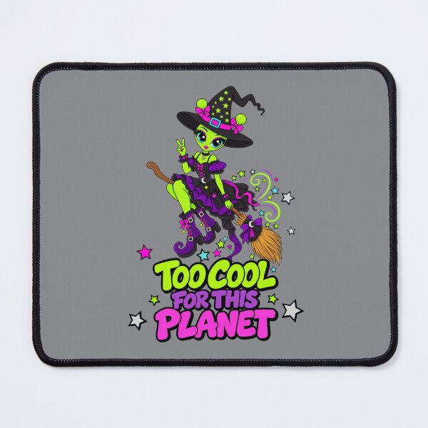 Item preview, Too Cool for This Planet – Alien Witch designed and sold by Aimetoi.
