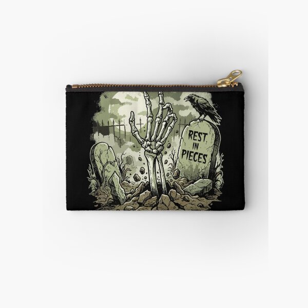 Item preview, HALLOWEEN Rest In Pieces Skeleton Hand - Retro Horror  designed and sold by Uglyandcute.