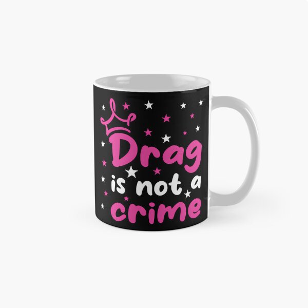 Aperçu de l'œuvre Le drag n'est pas un crime. Égalité drôle. Couronne de drag queen. créée et vendue par irving-fahey.