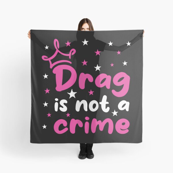 Aperçu de l'œuvre Le drag n'est pas un crime. Égalité drôle. Couronne de drag queen. créée et vendue par irving-fahey.