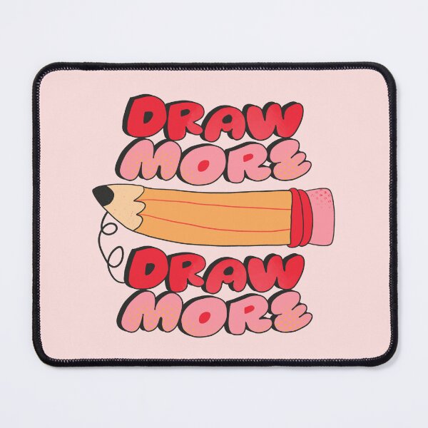 Item preview, Draw More, Draw More (Red) designed and sold by yellowflowerhut.