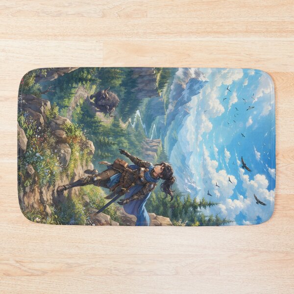 Item preview, landscape version nature blue designed and sold by Crimsonmerchant.