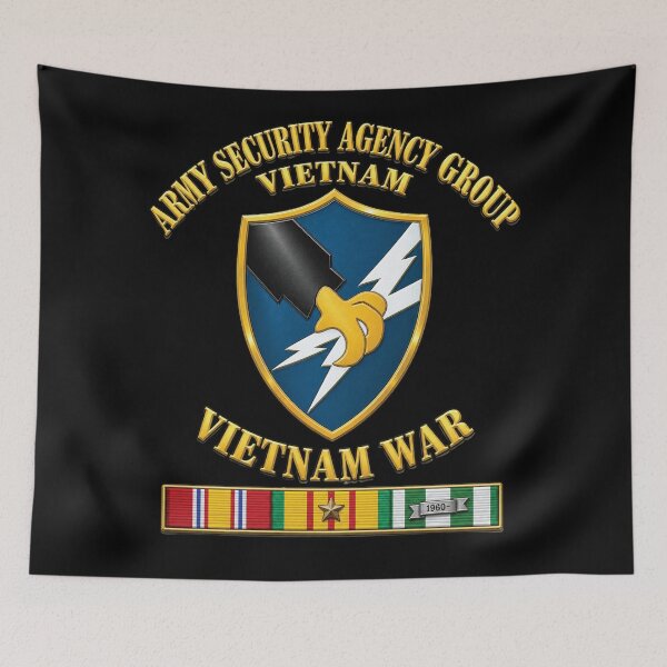 Item preview, Army - Army Security Agency Group w SVC Ribbons - 3D - Enhanced designed and sold by Military Insignia Products.