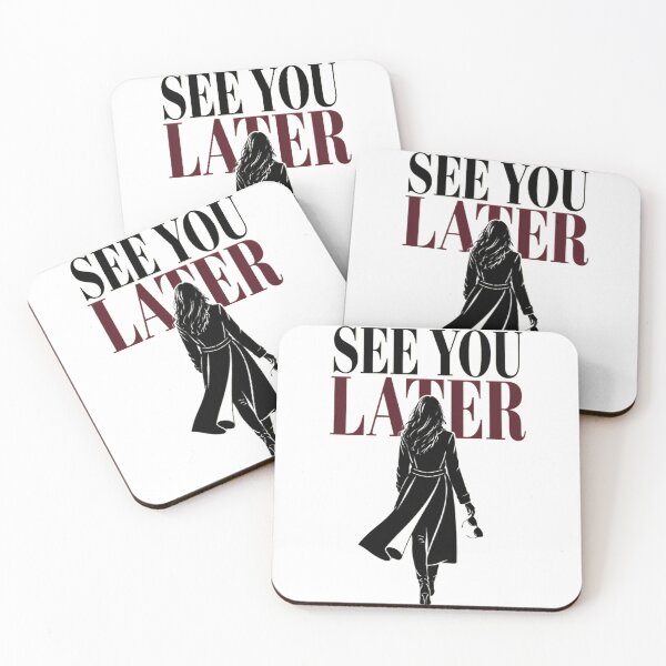 Item preview, See You Later Fashion Woman - Chic premium Walking Away Trench Coat Art designed and sold by smouzy.