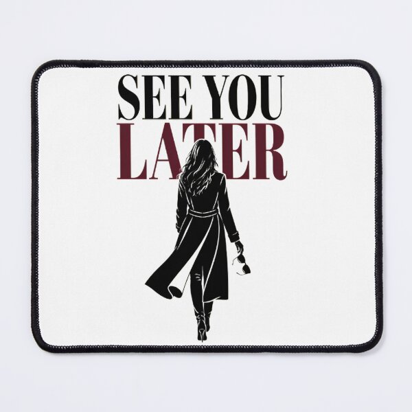 Item preview, See You Later Fashion Woman - Chic premium Walking Away Trench Coat Art designed and sold by smouzy.