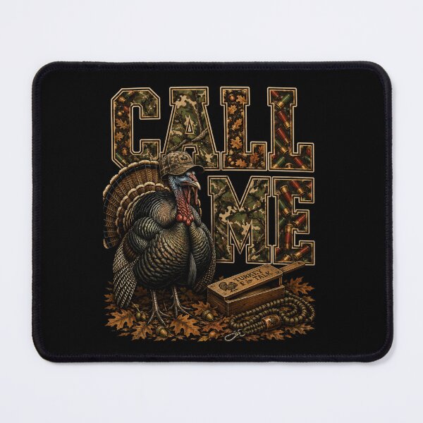 Item preview, Turkey Hunting Camouflage Thanksgiving Turkey Call Art designed and sold by ROUX-ART.