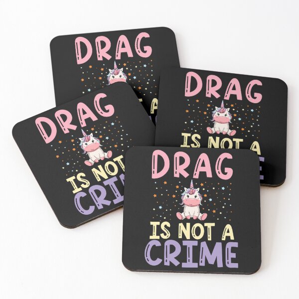 Item preview, El drag no es un crimen. Igualdad divertida. Unicornio divertido. designed and sold by irving-fahey.