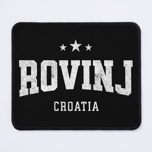 Item preview, Rovinj Croatia Vintage Distressed Varsity Travel College Style Design designed and sold by NiceTeeClub.