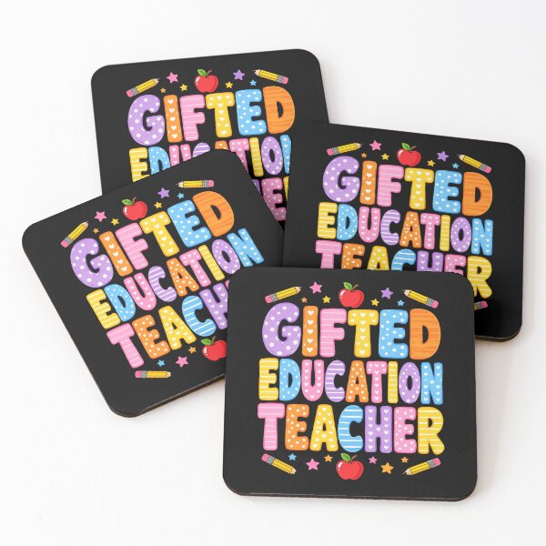 Item preview, Gifted Teacher Colorful Back to School Classroom Art designed and sold by ROUX-ART.