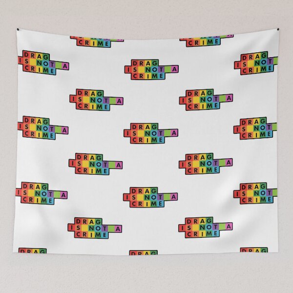 Item preview, Drag Is Not A Crime Funny Lgbtq Gay Pride Equality Rainbow designed and sold by irving-fahey.