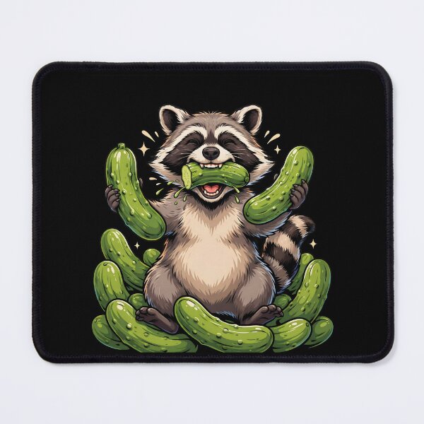Item preview, Raccoon Eating Pickles Raccoon Meme Humor designed and sold by Redgiant87x.