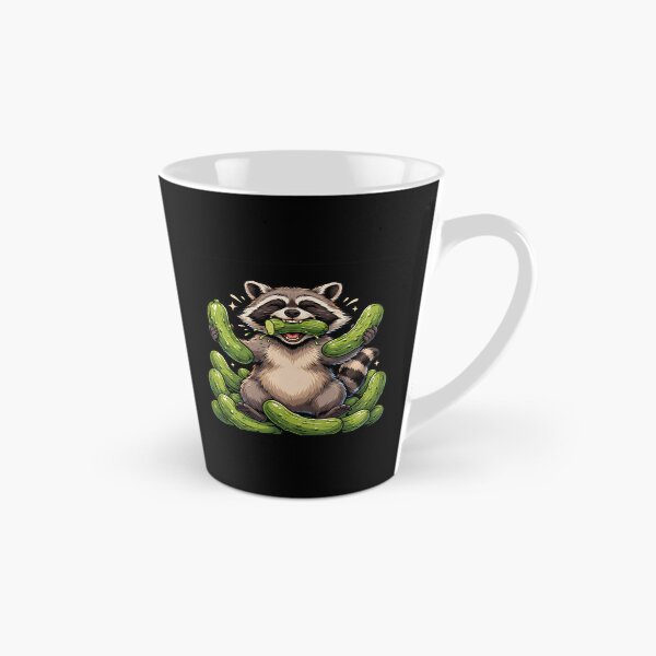 Item preview, Raccoon Eating Pickles Raccoon Meme Humor designed and sold by Redgiant87x.
