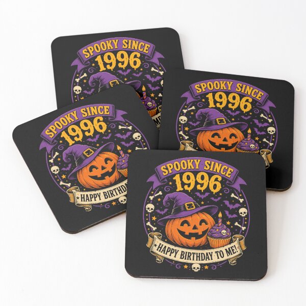 Item preview, Halloween Birthday 1996 Spooky Since Pumpkin Party designed and sold by ROUX-ART.