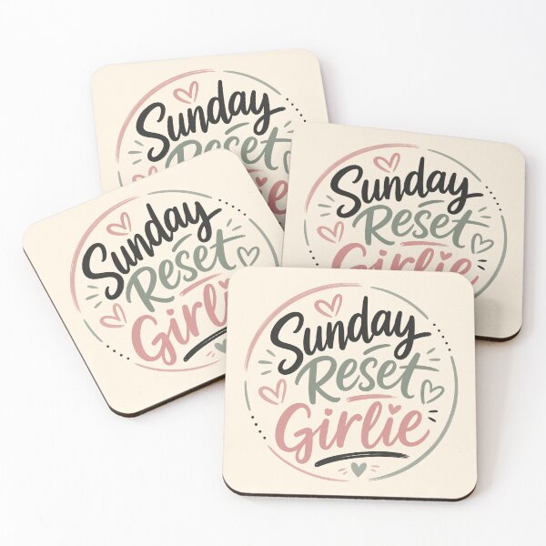 Item preview, Sunday Reset Girl – Cozy Self Care Weekend Motivation Aesthetic designed and sold by TheStephanieRome.