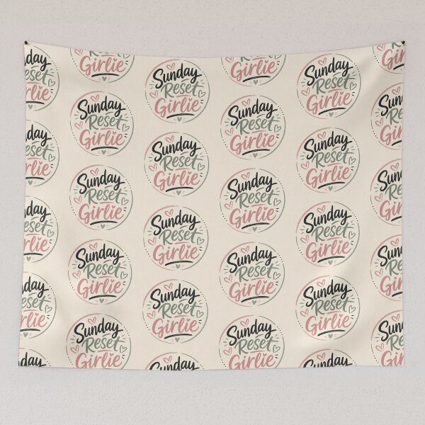Item preview, Sunday Reset Girl – Cozy Self Care Weekend Motivation Aesthetic designed and sold by TheStephanieRome.