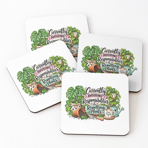 Item preview, Currently Avoiding Responsibilities & Repotting Plants – Funny Plant Lover designed and sold by CottageGardenCo.