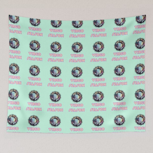 Item preview, Virgo Season Stained Zodiac Sign designed and sold by creativerooney.