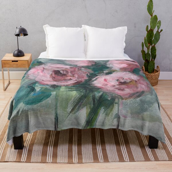 Artikelvorschau, Gemälde mit rosa Rosen entworfen und verkauft von valessketch.