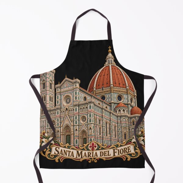 Item preview, Florence Cathedral Embroidery – Santa Maria del Fiore Italian Architecture Art designed and sold by Emoji Emblems.
