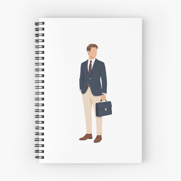 Item preview, Preppy Businessman Faceless Vector Art Dark Academia Style designed and sold by mijaczeek.