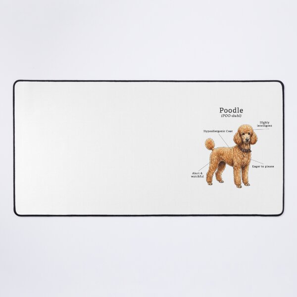 Item preview, Poodle Color Illustration designed and sold by SUP-R-Ts.
